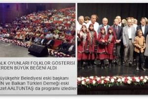 Gürcü Halk Oyunları Gösterisi Alkışlarla İzlendi